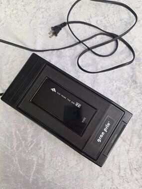 Grand Prix VHS Tape Rewinder TVR88SF Black VTG Nostalgia